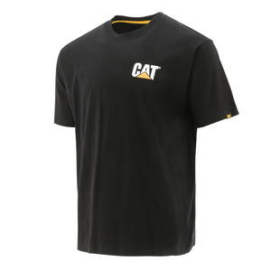CAT Μπλουζάκι κοντομάνικο μαύρο trademark tee M W05324 Φωτογραφία 2