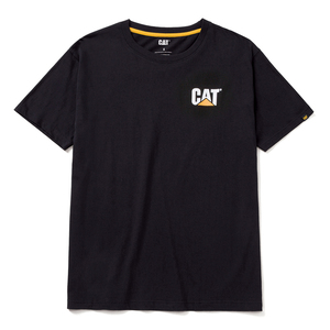 CAT Μπλουζάκι κοντομάνικο μαύρο trademark tee 2XL W05324