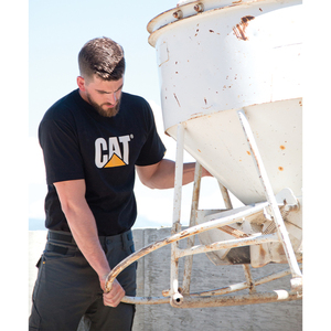 CAT Μπλουζάκι κοντομάνικο μαύρο tm logo S 1510305 Φωτογραφία 4