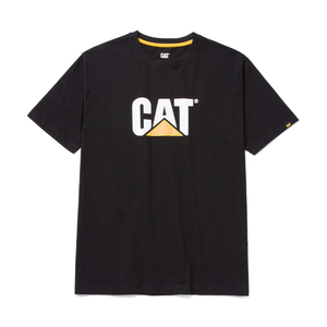 CAT Μπλουζάκι κοντομάνικο μαύρο tm logo 2XL 1510305