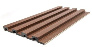 PS PANEL  ΜΕ 3D ΠΗΧΑΚΙΑ 44 RESIDENCE 21/122 mm BROWN OAK Φωτογραφία 3