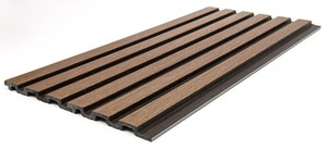PS PANEL ΜΕ 3D ΠΗΧΑΚΙΑ 11 PIANO 12/122/2900mm GOLDEN OAK/D.BROWN Φωτογραφία 3