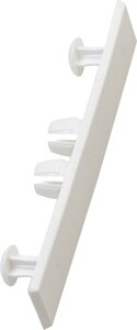 ΤΑΠΑ ΠΛΑΣΤΙΚΗ ΓΙΑ DECK ΔΑΠΕΔΟΥ PREMIUM   23mm 600130 WHITE