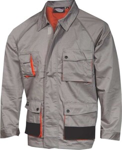 Working jacket ΓΚΡΙ/ΠΟΡΤΟΚΑΛΙ