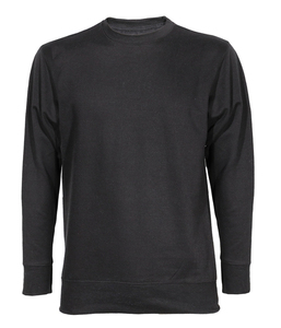 Fleece sweatshirt COLORS OVERSIZE BLACK