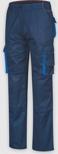 Working trouser two colors OVERSIZE NAVY/ROYAL