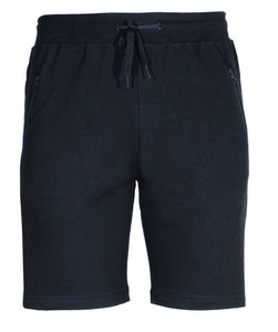 Men's short trousser with 2zipper pockets BLACK