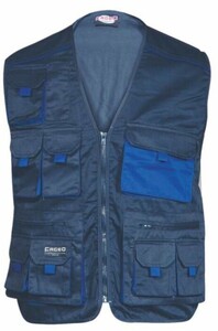 Γιλέκο εργασίας ΜΠΛΕ/ΡΟΥΑ