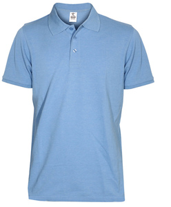 Men's Polo 100%cotton 200gr COLORS LIGHT BLUE
