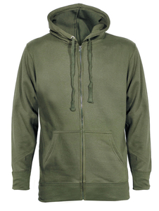 Ζακέτα φούτερ με κουκούλα COLORS KHAKI