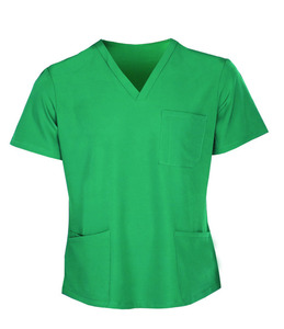 Μπλούζα ιατρική ελαστική κοντομάνικη GREEN