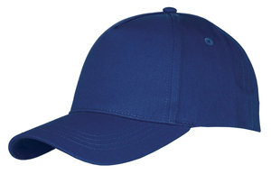 Cap 5panel 100% cotton ROYAL BLUE