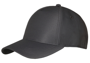 Cap 5panel 100% polyester CHARCOAL