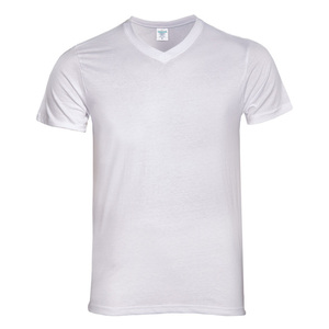 Men's T-shirt 'V' neck WHITE WHITE
