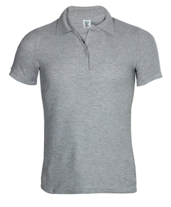 Women's Polo 180gr COLORS HEATHER GRAY