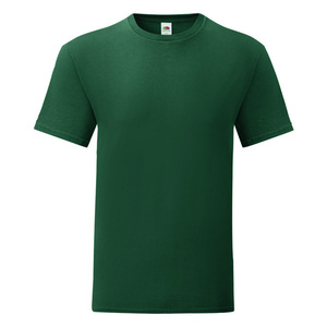 Men's T-shirt ICONIC 150T slim fit COLORS FOREST GREEN