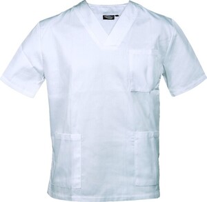Μπλούζα ιατρική κοντομάνικη WHITE
