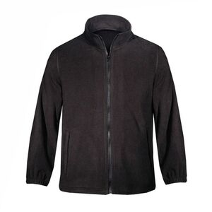 Jacket polar fleece OVERSIZE BLACK