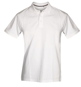 Men's Polo 60/40  180gr WHITE WHITE