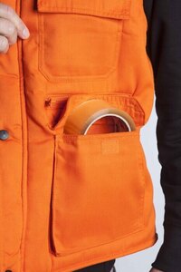 Γιλέκο υφασμάτινο με επένδυση BOTTLE GREEN Φωτογραφία 4