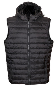 Light modern body warmer BLACK/BLACK