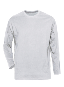 Men's T-shirt long sleeve 170 gr WHITE WHITE