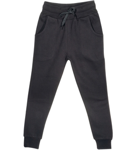 Kid's fleece sport trouser BLACK