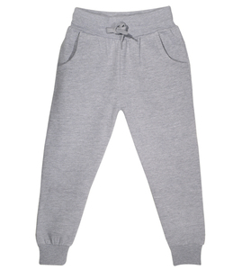 Kid's fleece sport trouser HEATHER GRAY