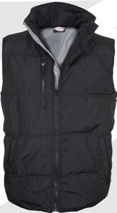Body warmer modern bulgy BLACK/GRAY