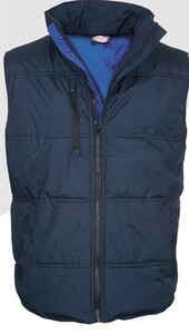 Body warmer modern bulgy NAVY/ROYAL