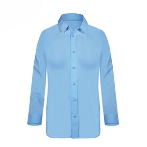 Γυναικείο πουκάμισο μακρυμάνικο LIGHT BLUE