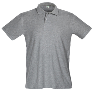 Men's Polo 100%cot 180gr COLORS HEATHER GRAY