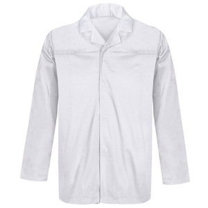 Jacket with collar-HAACP WHITE
