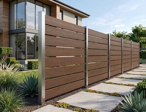 WPC ΠΕΡΙΦΡΑΞΗΣ PREMIUM  20/120mm  TEAK 2540 Φωτογραφία 3