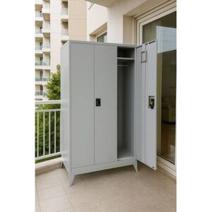 METAL WARDROBE 115x45x191cm Photo 3