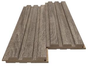 MDF PANEL ΜΕ 3D ΠΗΧΑΚΙΑ 503040 BEAT ST 16/119/2750mm VINTAGE OAK