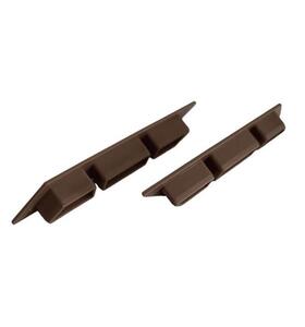 ΤΑΠΑ ΠΛΑΣΤΙΚΗ ΓΙΑ DECK ΠΕΡΙΦΡΑΞΗΣ  Φ12mm 60110 D.BROWN LEFT