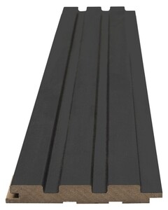 MDF PANEL ΜΕ 3D ΠΗΧΑΚΙΑ 507090 BEAT DL 16/119/2750mm BLACK LEAD Φωτογραφία 2