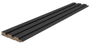 MDF PANEL ΜΕ 3D ΠΗΧΑΚΙΑ 507090 BEAT DL 16/119/2750mm BLACK LEAD Φωτογραφία 3
