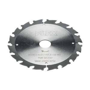 FLEX ΠΡΙΟΝΟΔΙΣΚΟΣ ΟΙΚΟΔΟΜΙΚΗΣ ΞΥΛΕΙΑΣ D128x1,6x20 HM Z=16 WZ