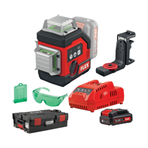 FLEX ΑΛΦΑΔΙ LASER 3x360° (ΠΡΑΣΙΝΟ) ΜΠΑΤΑΡΙΑΣ ALC 3/360-G/R 12 Set
