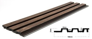 PS PANEL ΜΕ 3D ΠΗΧΑΚΙΑ 54 PIANO 12/122/2900mm WALNUT/DARK BROWN Φωτογραφία 3