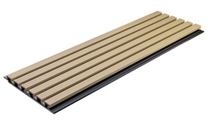 WPC PANEL 2ης ΓΕΝΙΑΣ ΜΕ 3D ΠΗΧΑΚΙΑ 25/147.5mm LIGHT OAK  5550 Φωτογραφία 5