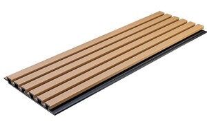 WPC PANEL 2ης ΓΕΝΙΑΣ ΜΕ 3D ΠΗΧΑΚΙΑ 25/147.5mm OAK 5580 Φωτογραφία 4