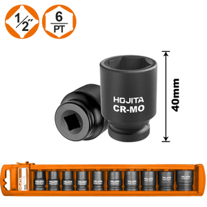 10 PCS 1/2"DR. IMPACT SOCKET SET