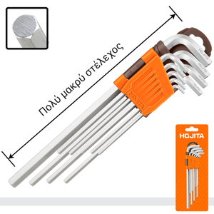 HEX KEY EXTRA LONG 9PCS