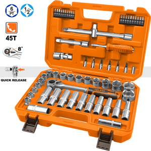 62 PCS 1/2" SOCKET SET