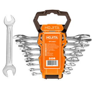 DOUBLE OPEN END SPANNER CRV SET 8PCS