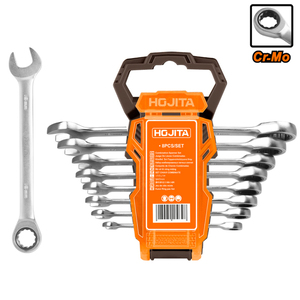 RATCHET SPANNER CRV SET 8PCS