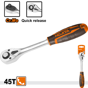 RATCHET WRENCH RUBBER HANDLE  CRV 260MM